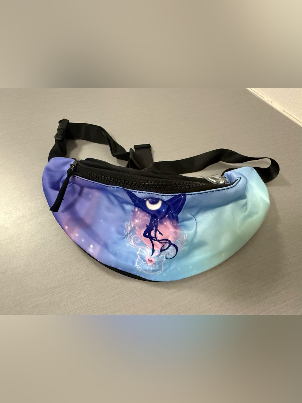 Sailor Moon Luna Fanny Pack Galaxy Waist Bag NWOT